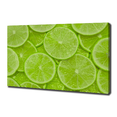 Canvas wall art Lime