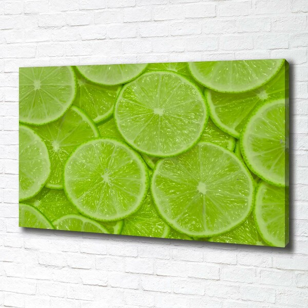 Canvas wall art Lime