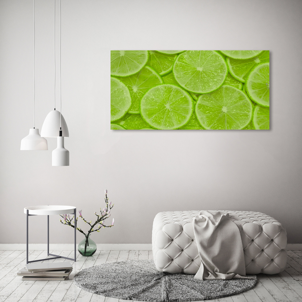 Canvas wall art Lime