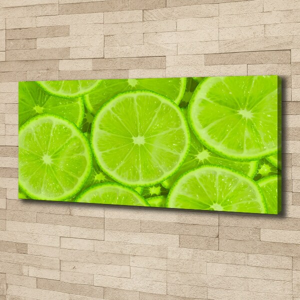 Canvas wall art Lime