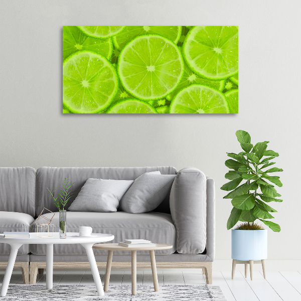 Canvas wall art Lime