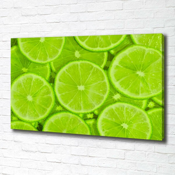 Canvas wall art Lime