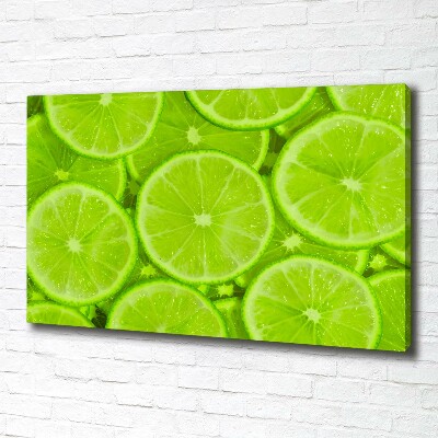 Canvas wall art Lime