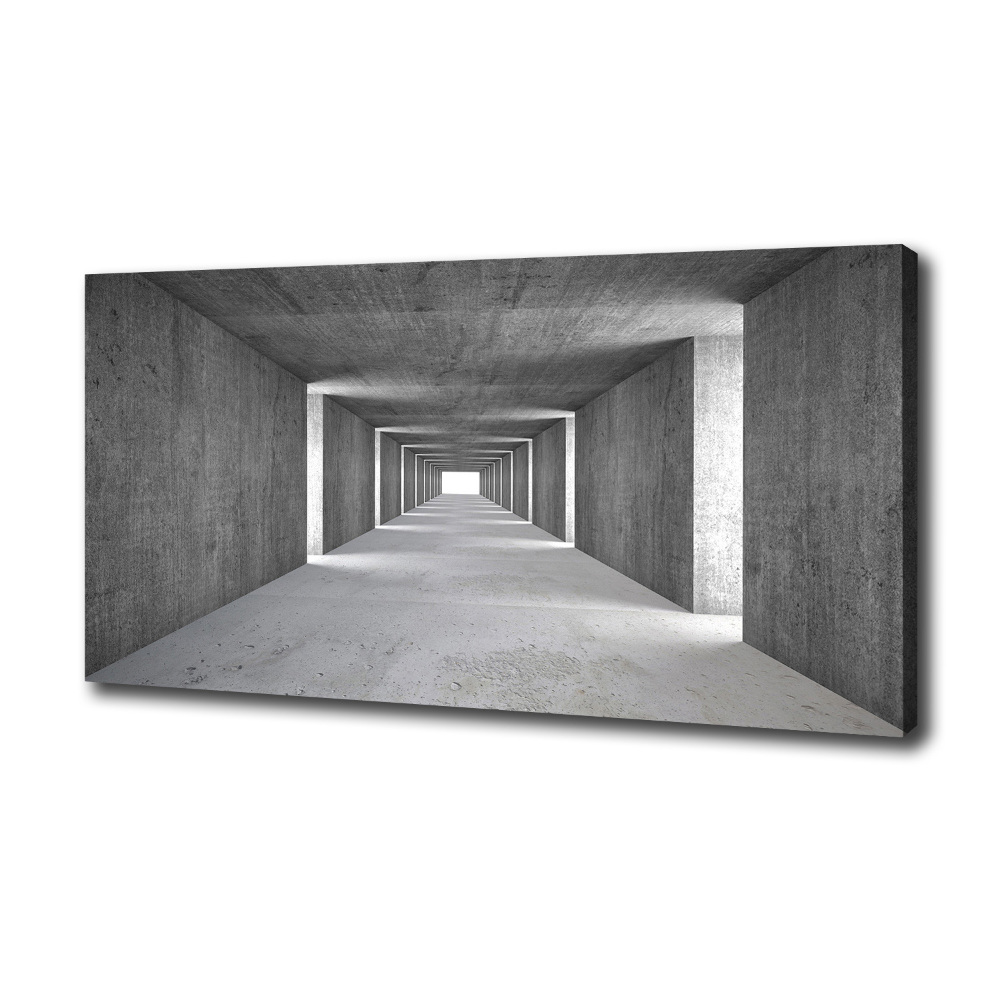 Canvas wall art Concrete tunnel