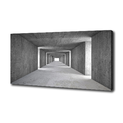 Canvas wall art Concrete tunnel