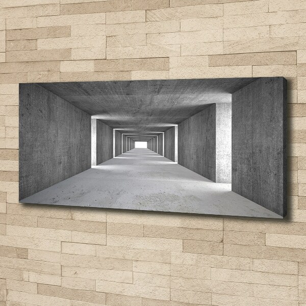 Canvas wall art Concrete tunnel