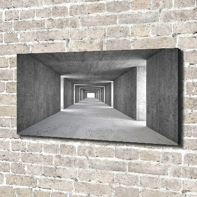 Canvas wall art Concrete tunnel