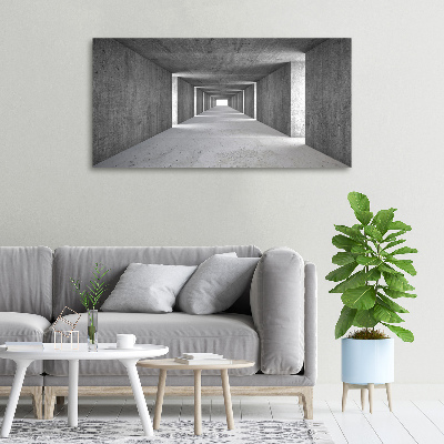 Canvas wall art Concrete tunnel