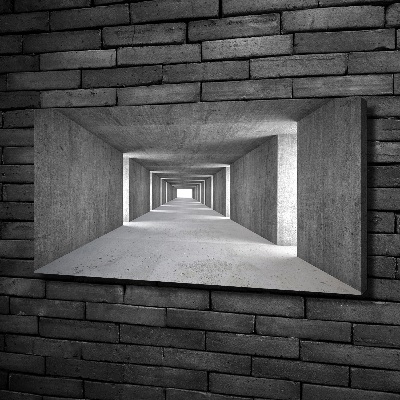 Canvas wall art Concrete tunnel