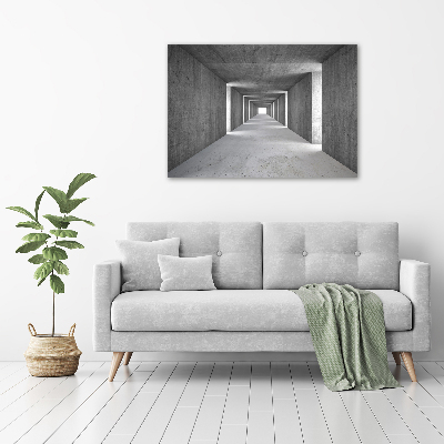 Canvas wall art Concrete tunnel