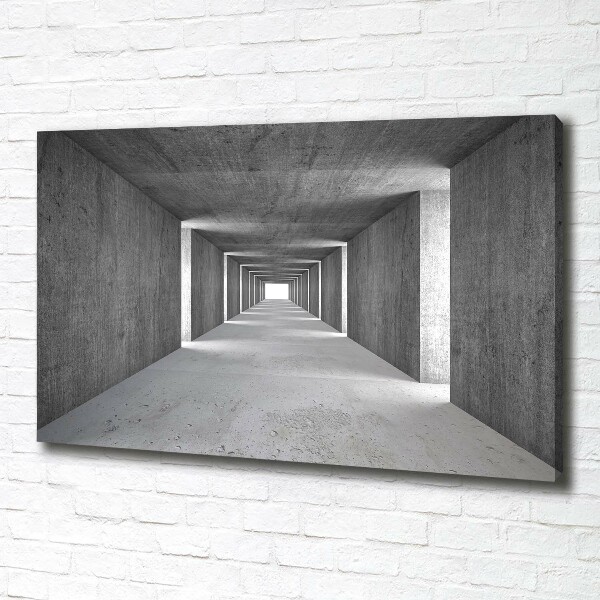 Canvas wall art Concrete tunnel