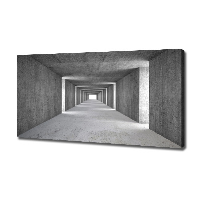 Canvas wall art Concrete tunnel