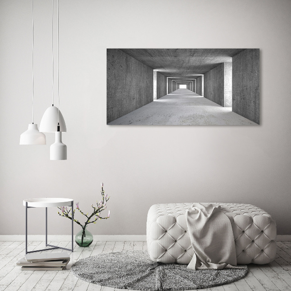 Canvas wall art Concrete tunnel