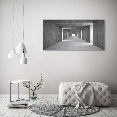 Canvas wall art Concrete tunnel