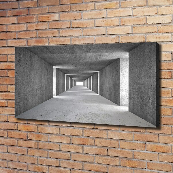 Canvas wall art Concrete tunnel