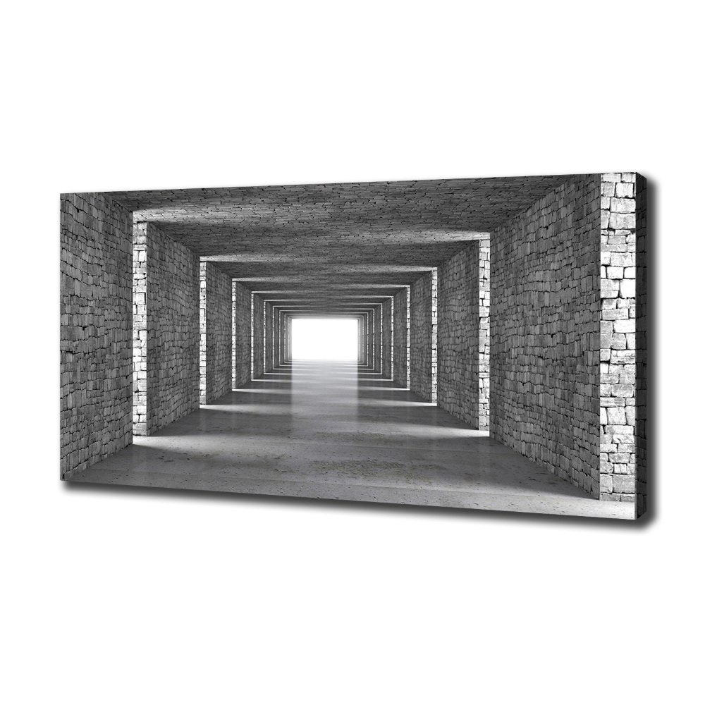 Canvas wall art Brick tunnel