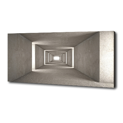 Canvas wall art Concrete tunnel