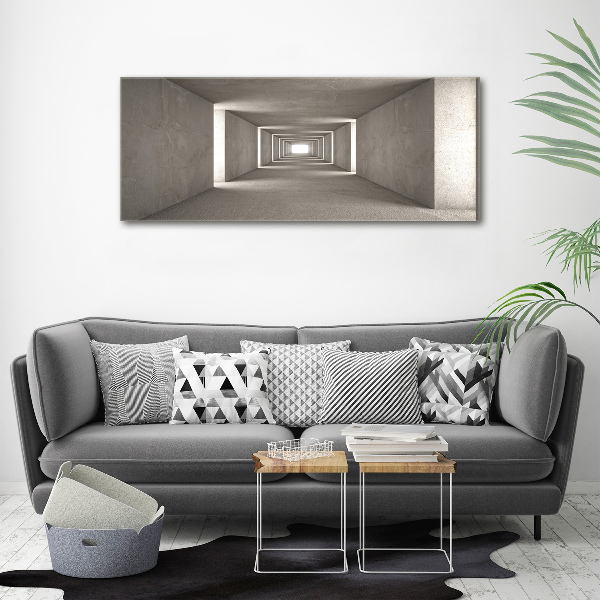 Canvas wall art Concrete tunnel