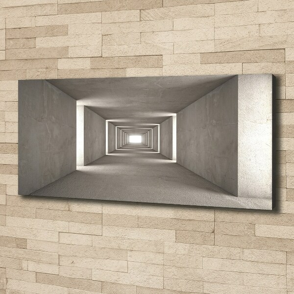 Canvas wall art Concrete tunnel