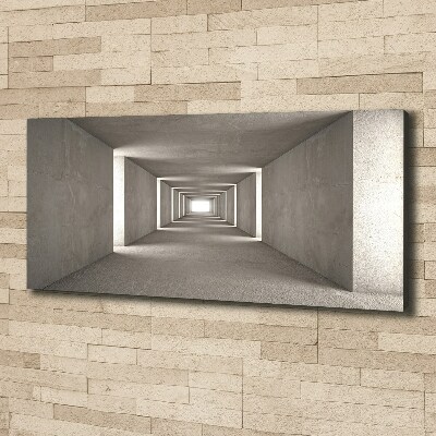 Canvas wall art Concrete tunnel