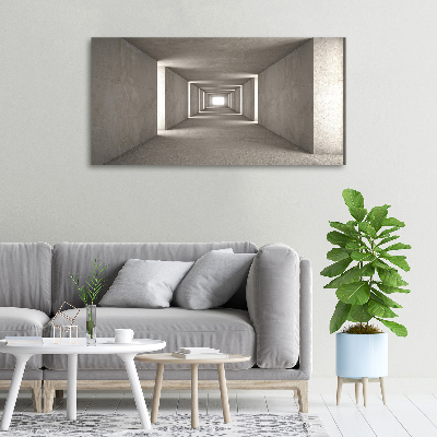 Canvas wall art Concrete tunnel