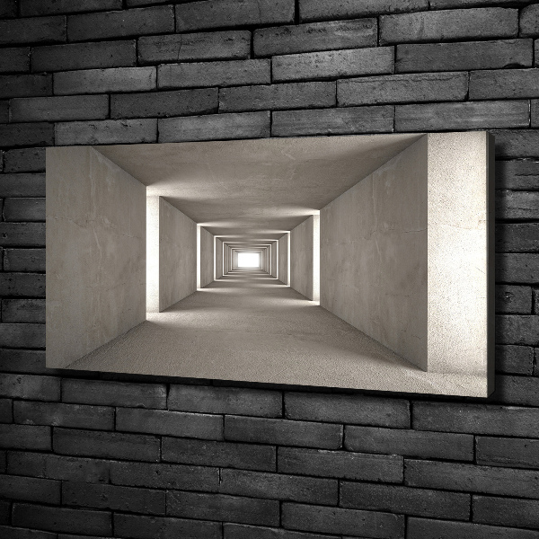 Canvas wall art Concrete tunnel