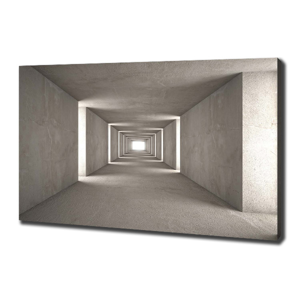 Canvas wall art Concrete tunnel