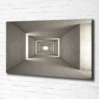 Canvas wall art Concrete tunnel