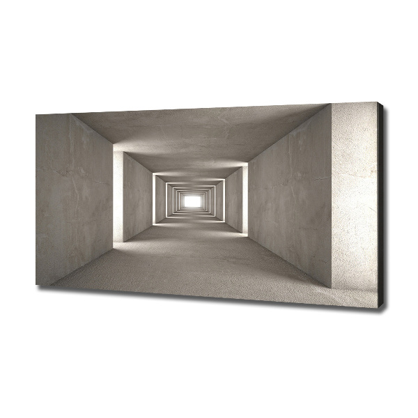 Canvas wall art Concrete tunnel