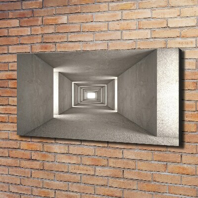 Canvas wall art Concrete tunnel