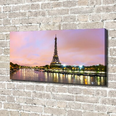 Canvas wall art Eiffel Paris tower