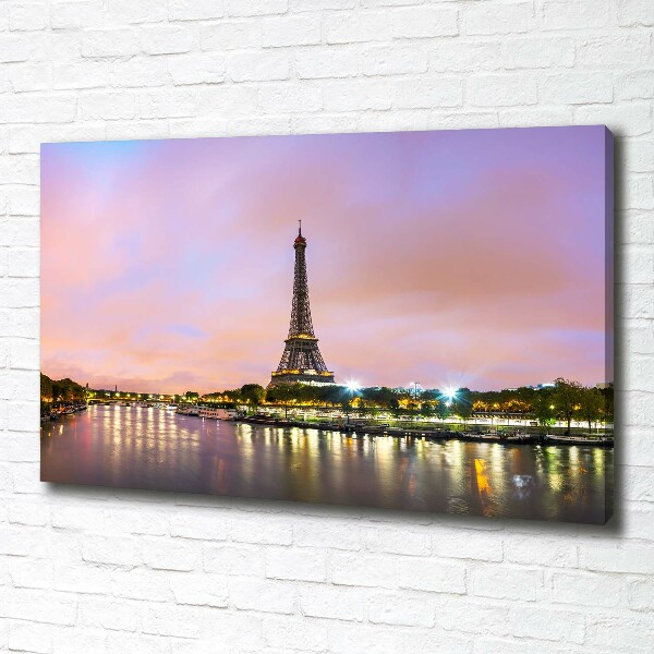 Canvas wall art Eiffel Paris tower