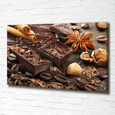 Canvas wall art Chocolate