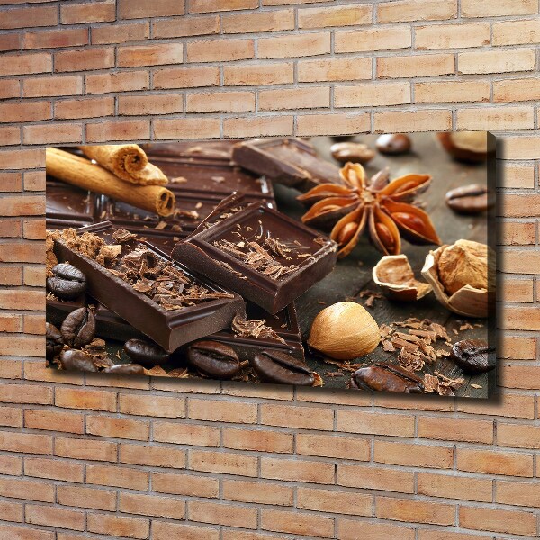 Canvas wall art Chocolate