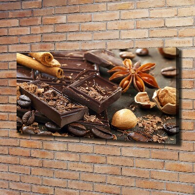 Canvas wall art Chocolate