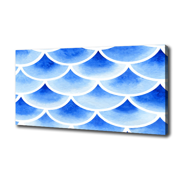 Canvas wall art Fish scales