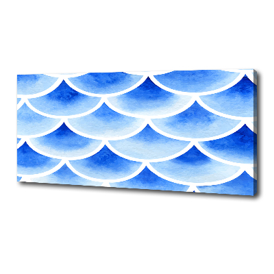 Canvas wall art Fish scales