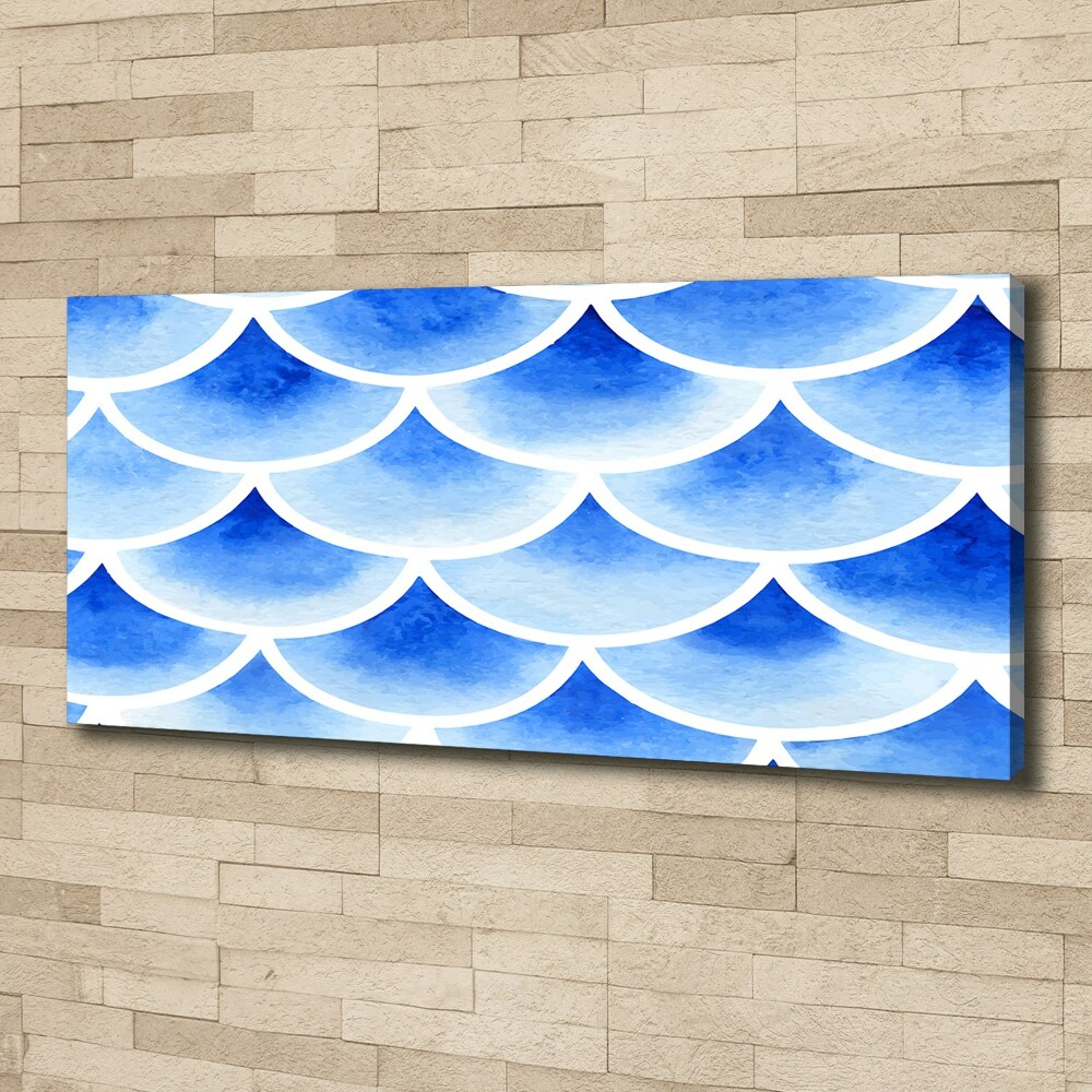 Canvas wall art Fish scales