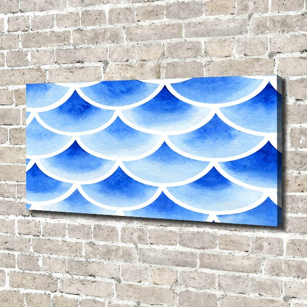 Canvas wall art Fish scales