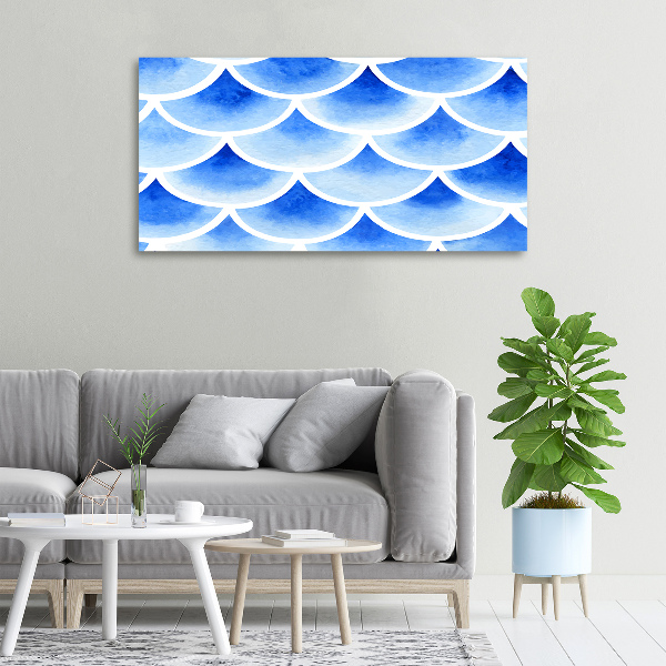 Canvas wall art Fish scales