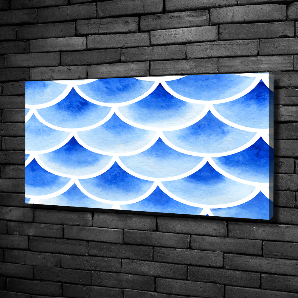 Canvas wall art Fish scales