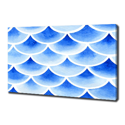 Canvas wall art Fish scales