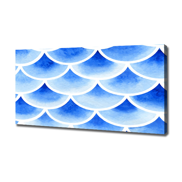 Canvas wall art Fish scales