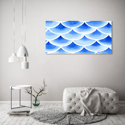 Canvas wall art Fish scales