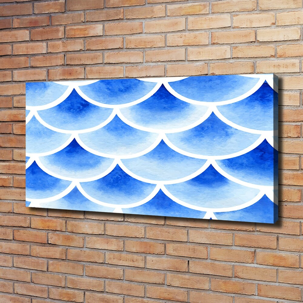 Canvas wall art Fish scales