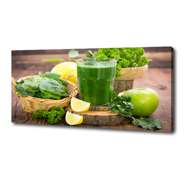 Canvas wall art Green cocktail