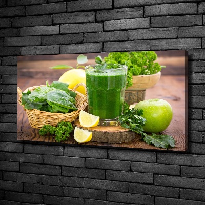 Canvas wall art Green cocktail