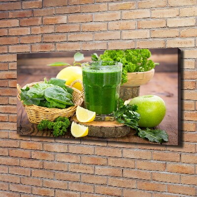 Canvas wall art Green cocktail