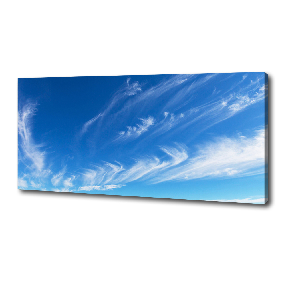 Canvas wall art Blue sky