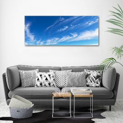 Canvas wall art Blue sky